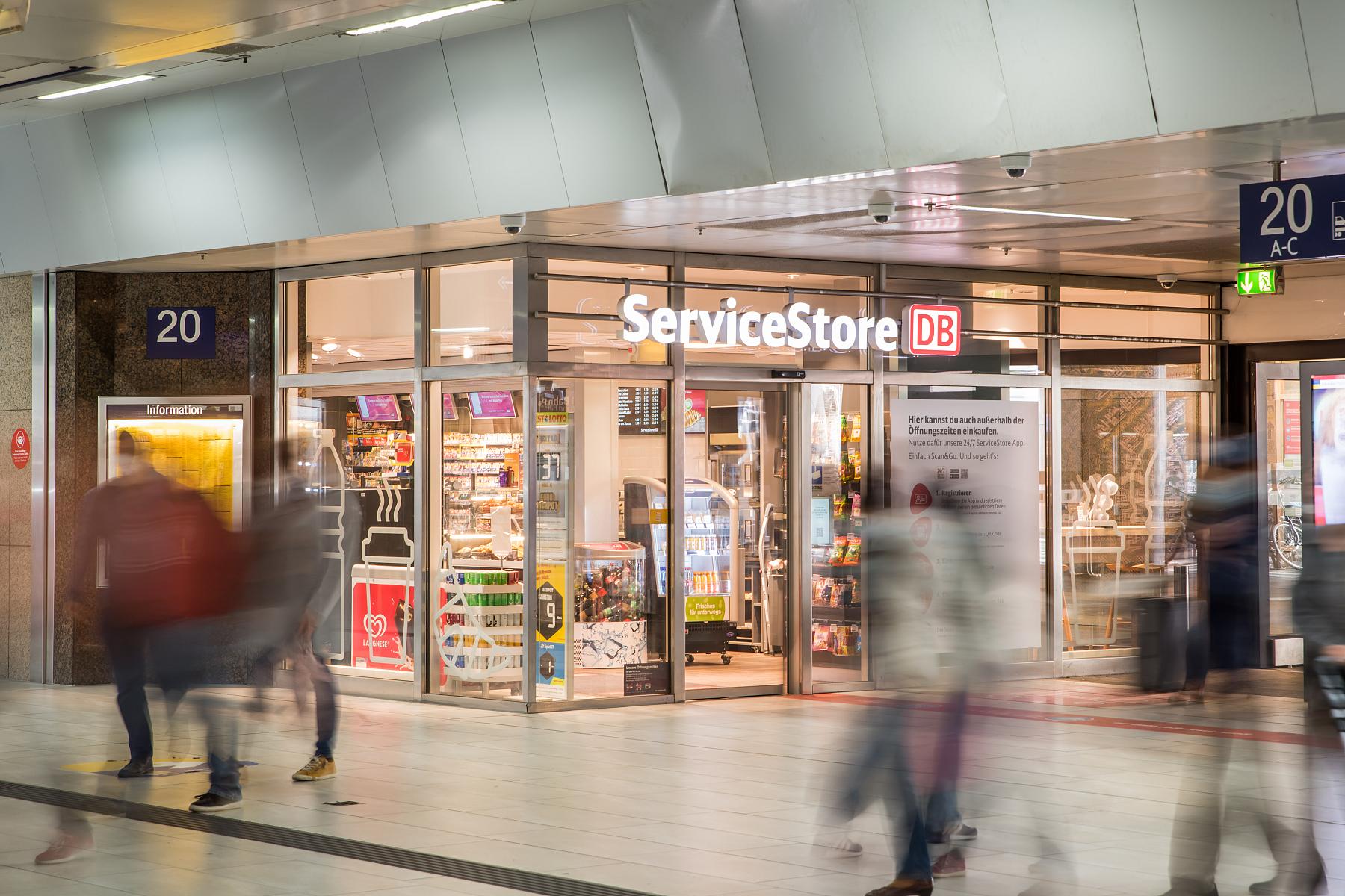 ServiceStore DB — Unser Convenience-Store an Bahnhöfen